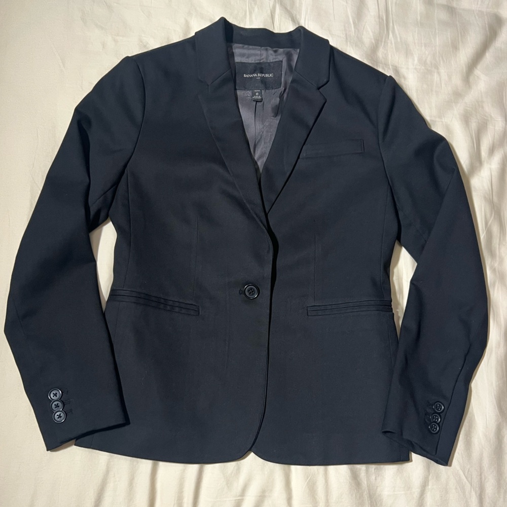 Banana Republic black suit jacket